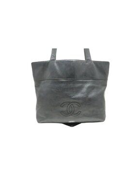 Chanel Jumbo CC Logo GD Leather Tote